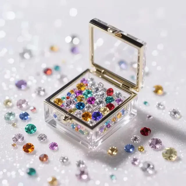 1500 Pcs 4–6 mm Acrylic Diamond Gems for Crafts 2