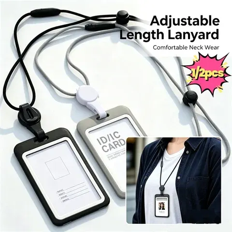 Adjustable ID Badge Holder