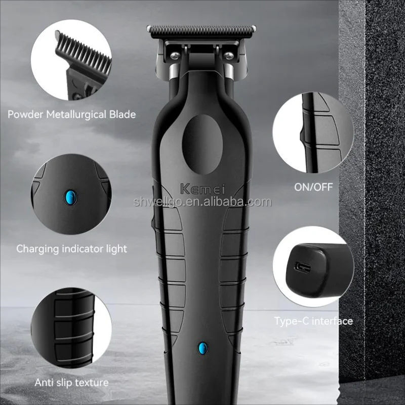 Kemei KM-2299 Professional Barber Cordless 1200 MAh Electric 3