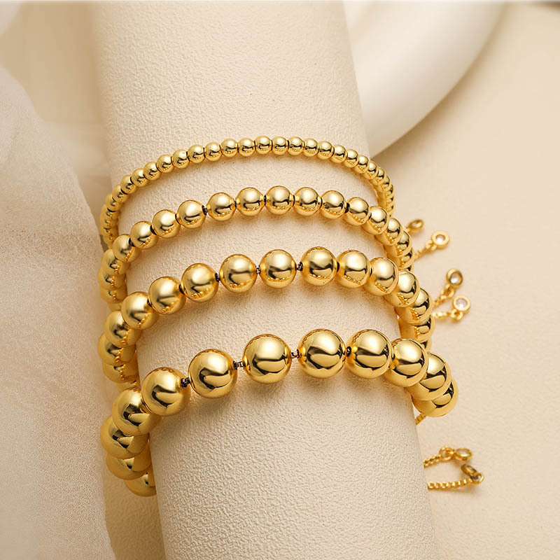 Round Beads Pull Adjustable Bracelet String