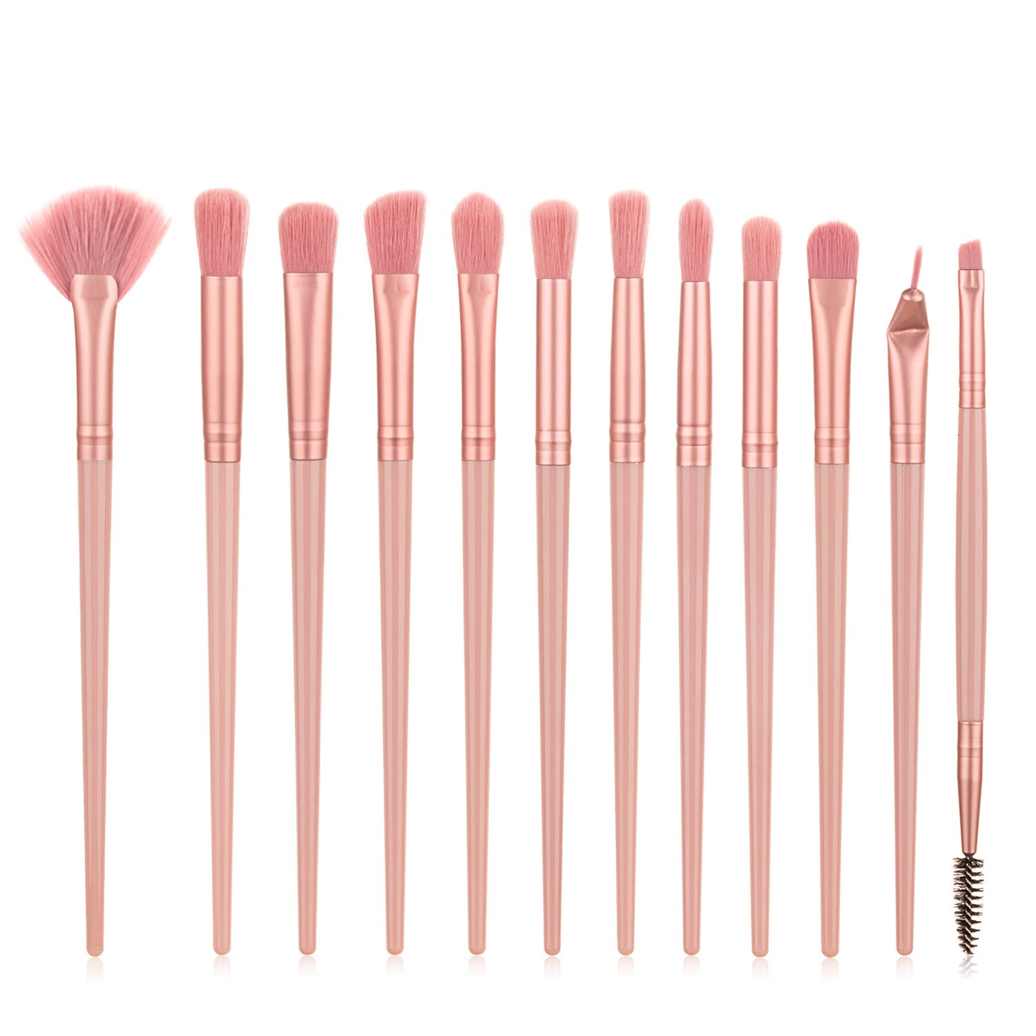 12 Piece Makeup Brush Set