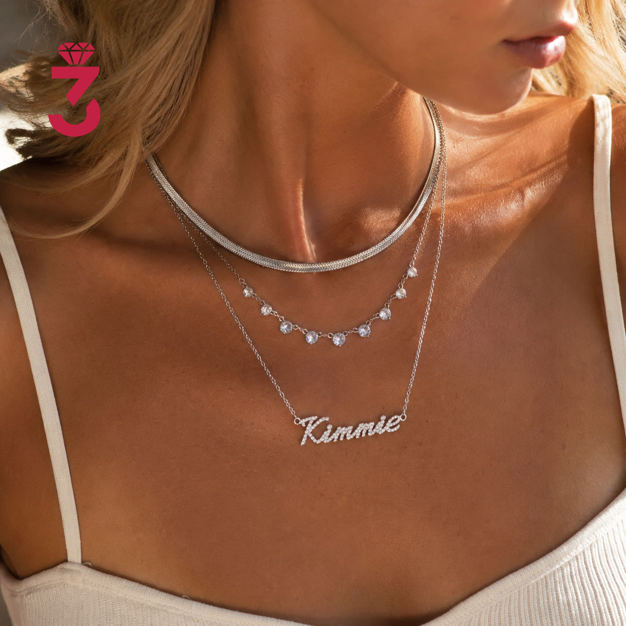 Personalized Name Necklace Valentine Gift S925 Sterling Silver 4