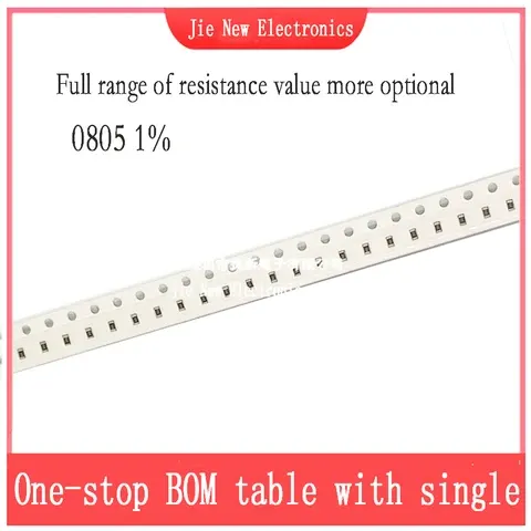 100PCS 0805 1% 0R-10M 1R 4 7 R