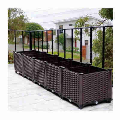 Zaun-Pflanzkasten für Balkon und Dachterrasse