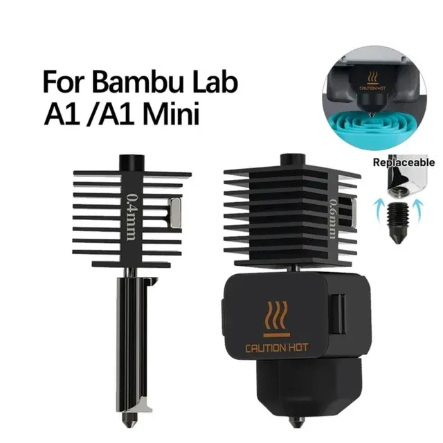 Hotend Kit for Bambu Lab A1 with Steel Nozzle 1