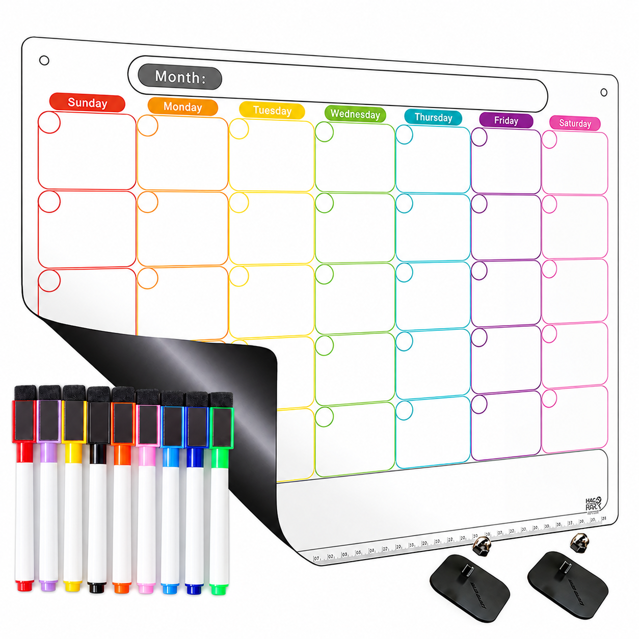 Fridge Magnet Whiteboard Monthly Planner Magnetic Dry Erase