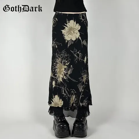 Mesh A-Line Skirt