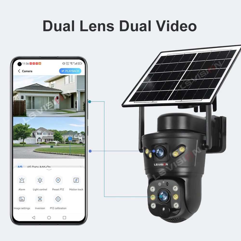 8MP Outdoor Solar Security Camera 2