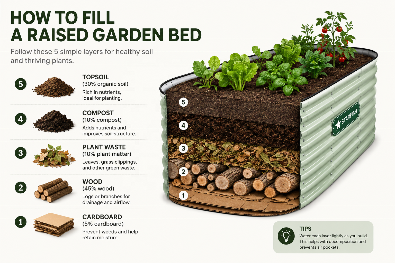 Heavy Duty Galvanized Steel Powder Coated Raised Garden 4