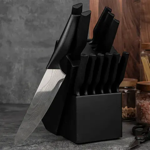 Ambidextrous Self-Sharpening 14-Piece Knife Set