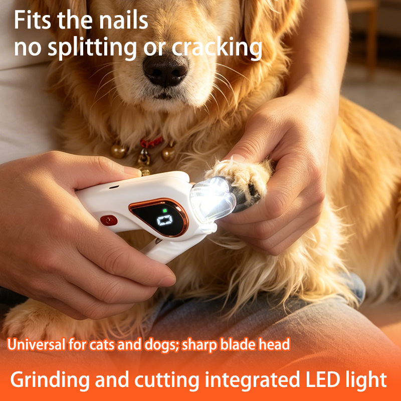 Electric Pet Nail Grinder With LED Light 2