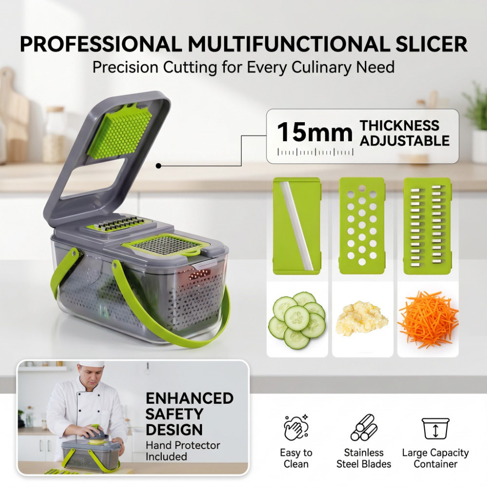 22-in-1 Manual Plastic Vegetable Chopper 2