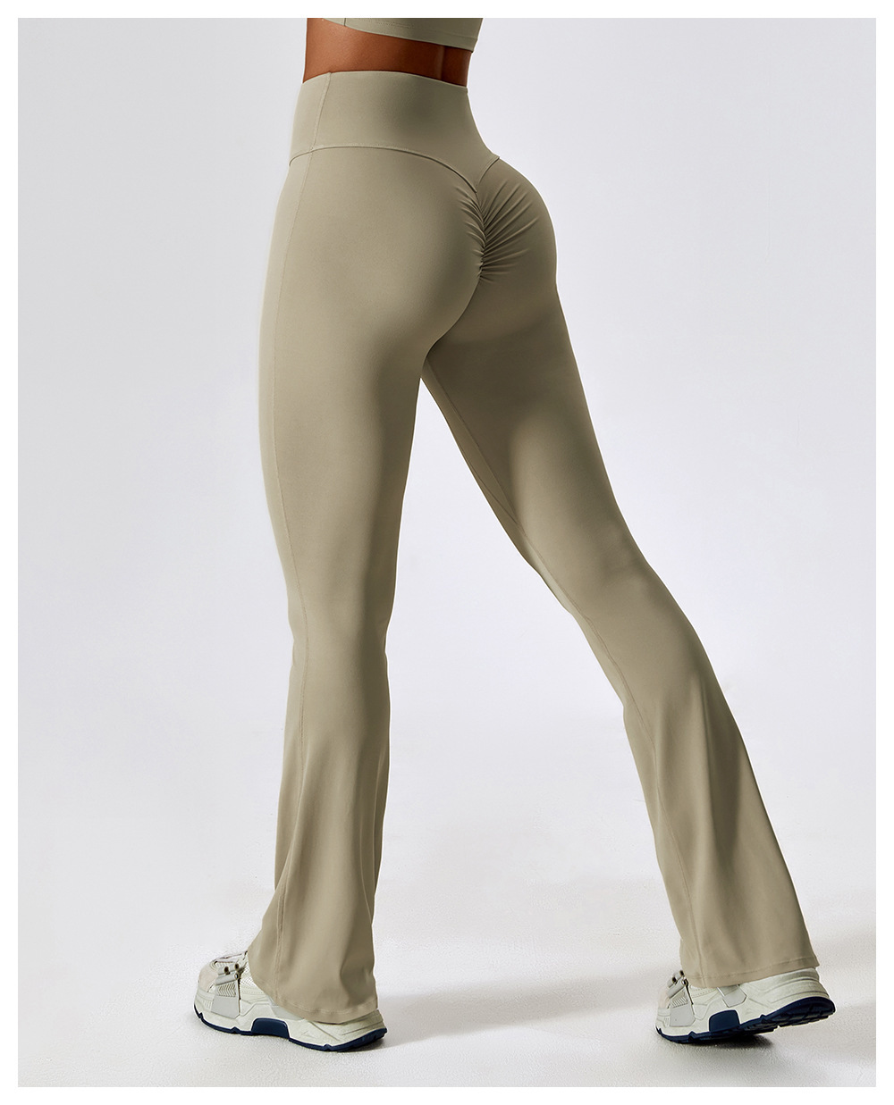 Four-Way Stretch Tummy Control Flare Pants 3