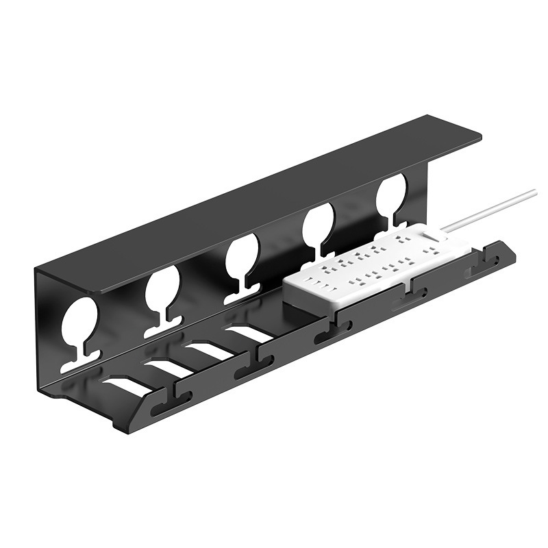 Black Metal Cable Holder Rack 4
