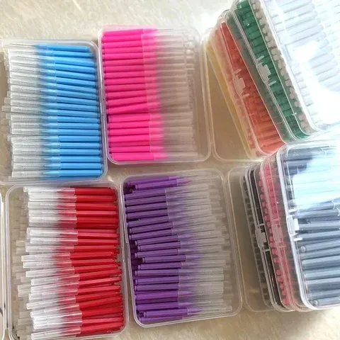 Orthodontic Interdental Brushes, 100 Pack