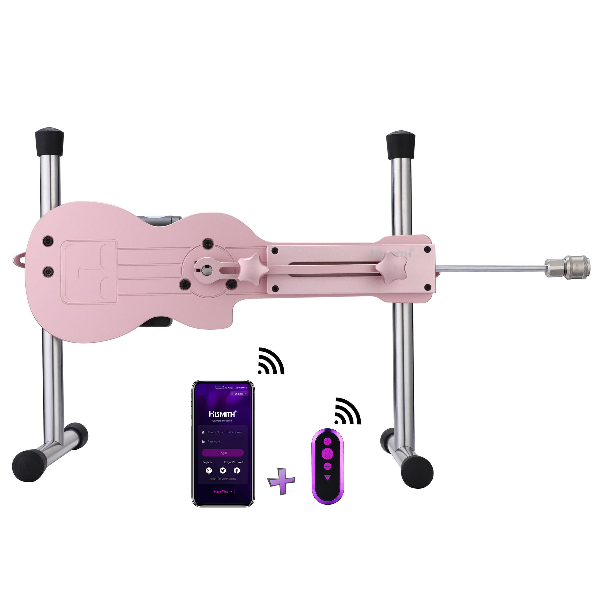 Mini App-Controlled Adult Massager