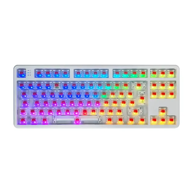 Mechanische Gaming-Tastatur-Bausatz TKL Dreimodus 2