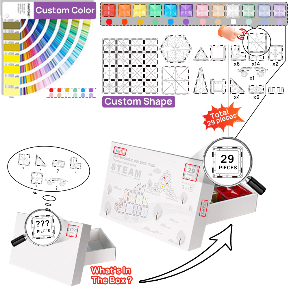 4-Piece Magnetic Mini Figures Set 4