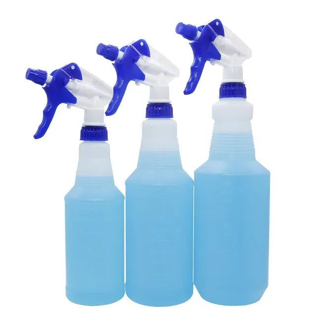 Blue and White 1L Plastic Trigger Sprayer 2