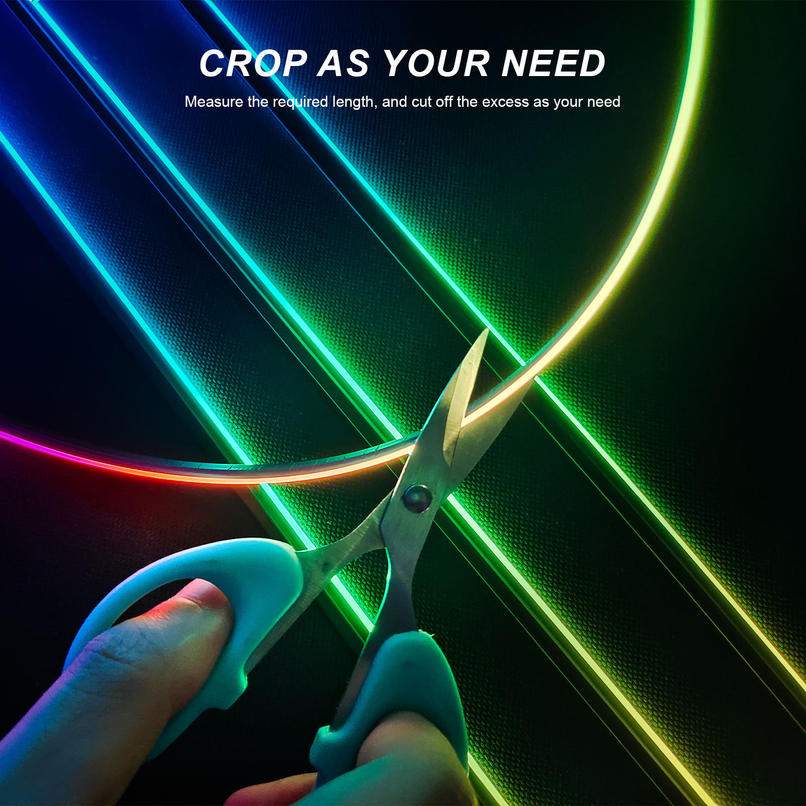 Acrylic LED Neon Car Interior Strip 3
