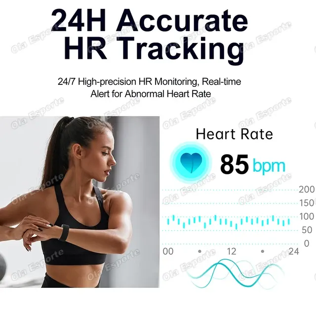 Waterproof AI Health Bracelet Fitness Tracker 4