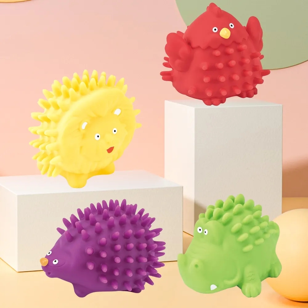 Floating Animal Silicone Bath Toy Set