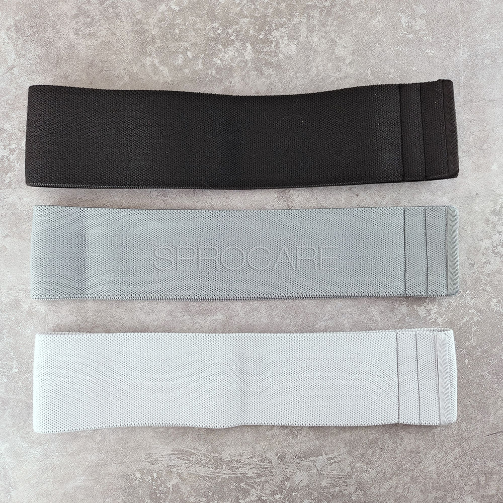 Gray Fabric Mini Loop Bands for Glute Workouts 3
