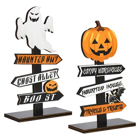 Halloween-Holzornament