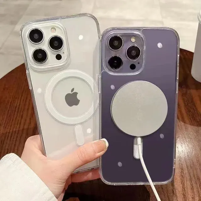 Clear Magnetic Phone Case with Camera Guard 2