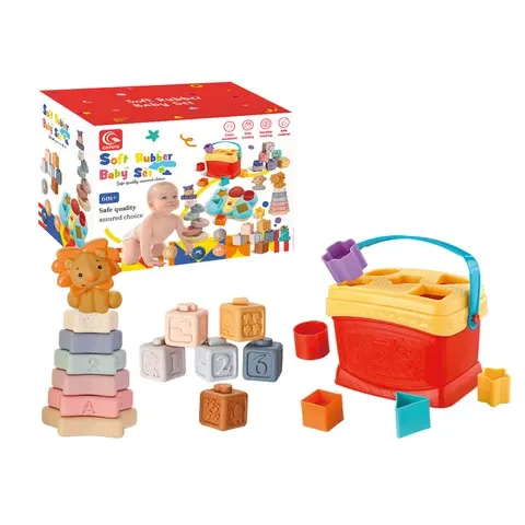 Educational Bath Toy Set with Lion