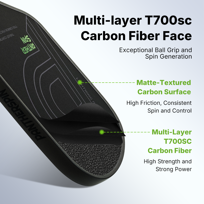 Carbon Fiber Pickleball Paddle Anti-Slip 3