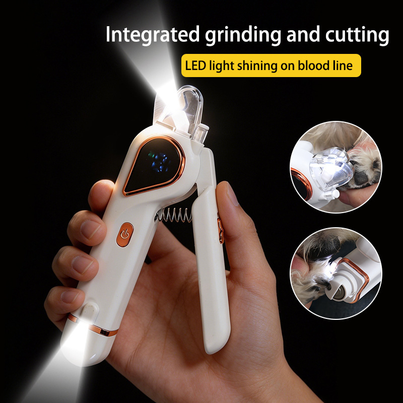 Electric Pet Nail Grinder With LED Light 4