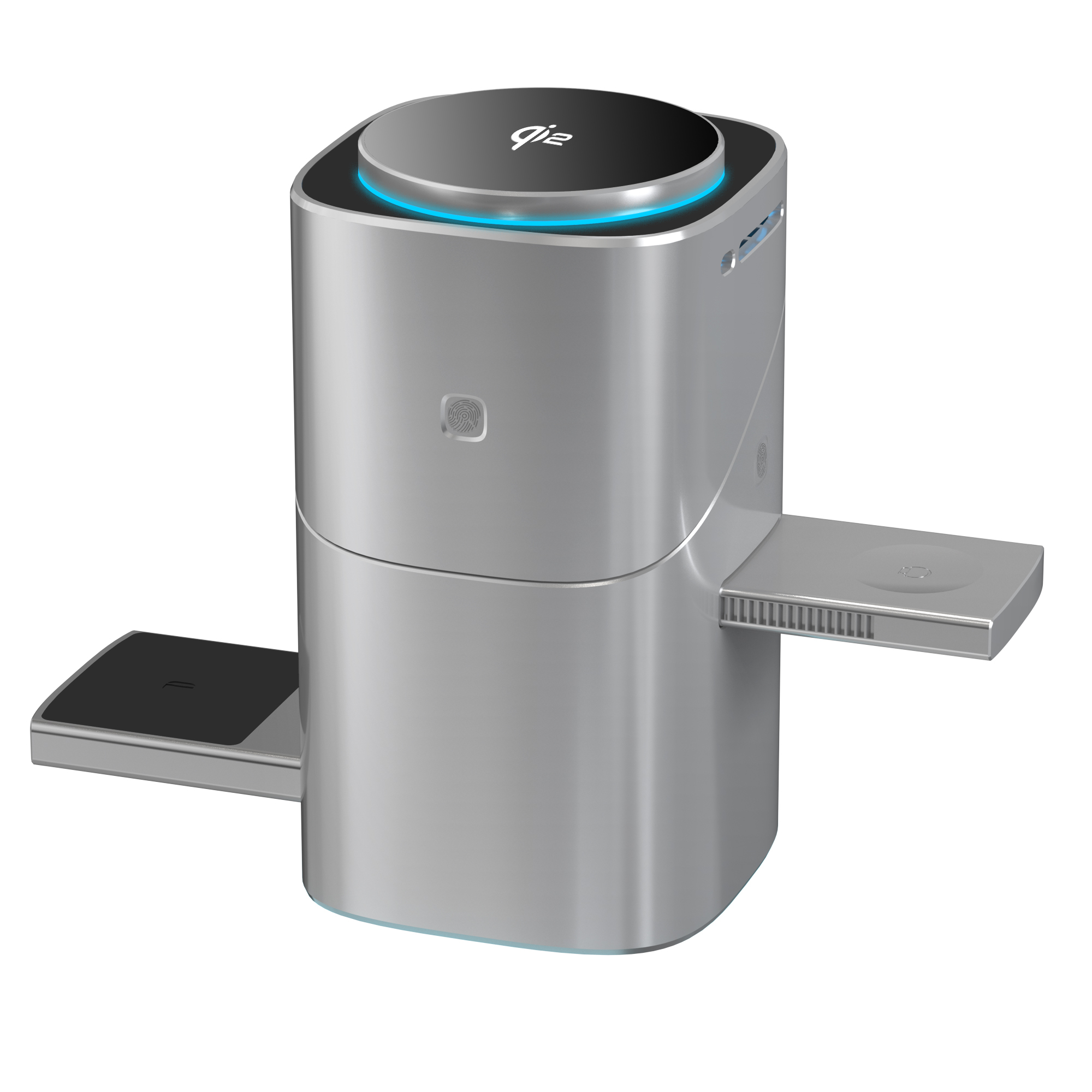 3-in-1 Qi2 Wireless Charging Station With Fan 3