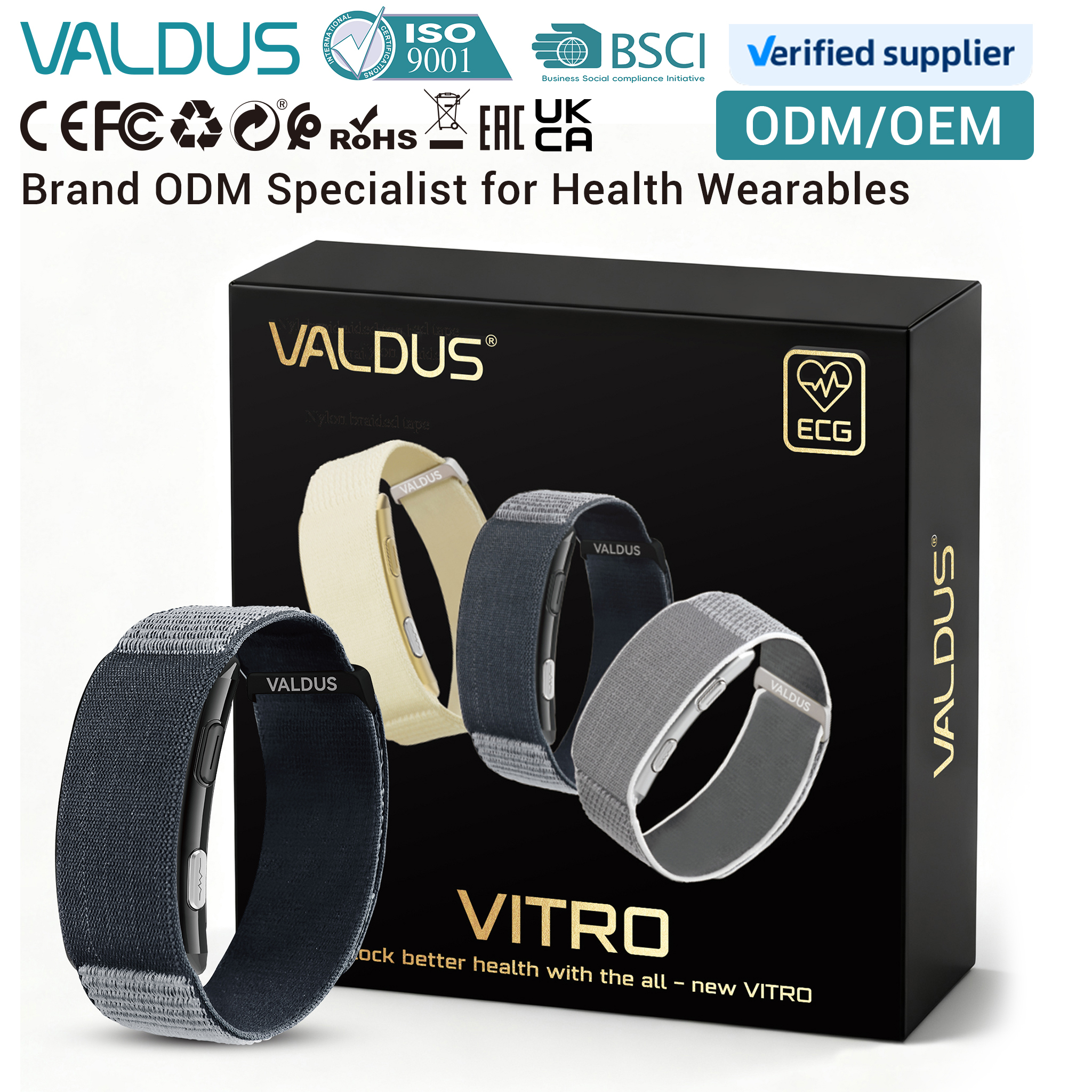 VALDUS VITRO Health Screenless Sport Fitness Activity Tracker