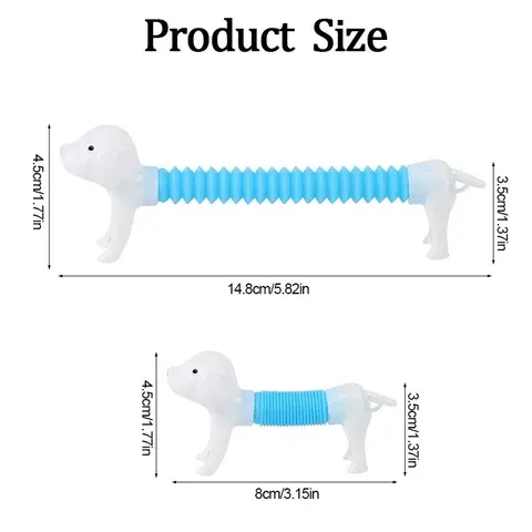 Dehnbares Hundespielzeug Pop-Tube Set