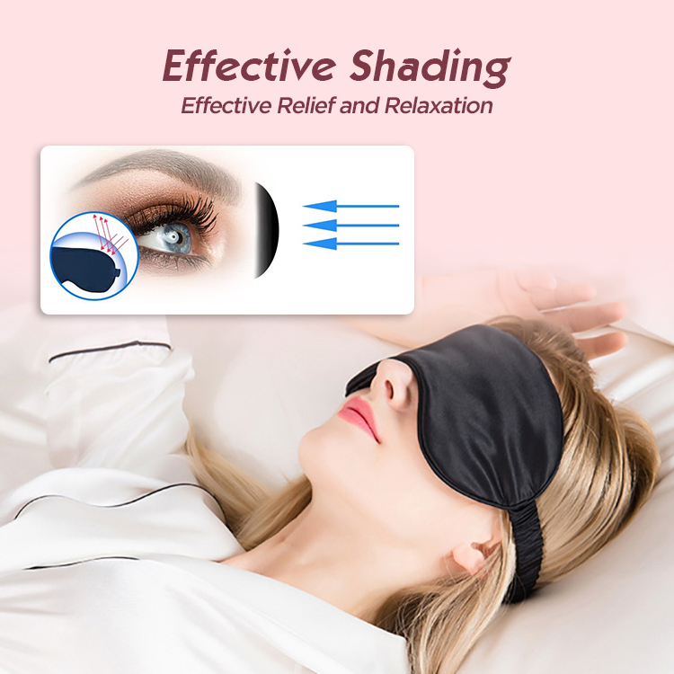 Promotion Silk Travel Satin Masks Eye Mask Sleep 4
