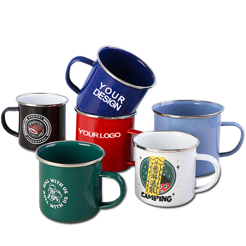 Enamel Camping Mug with Handle