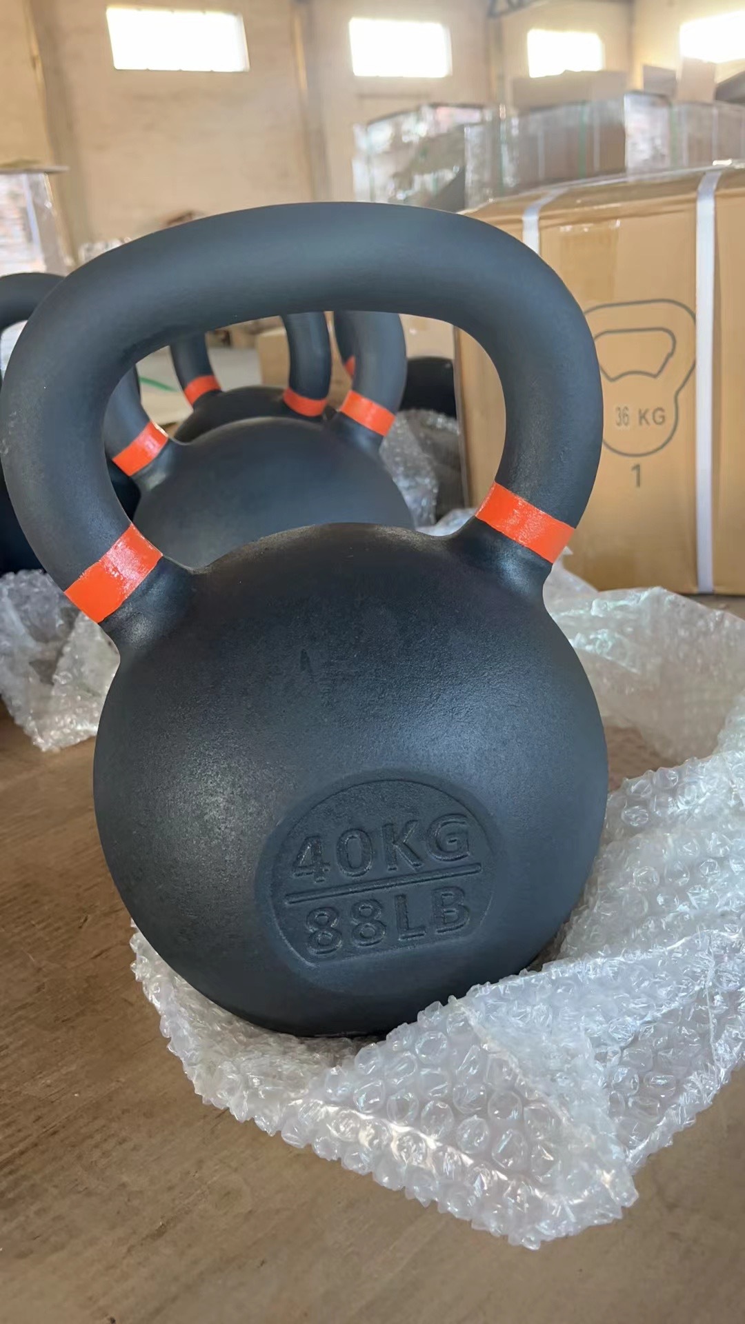 Gusseisen Kettlebell Heimtraining Ausrüstung 3