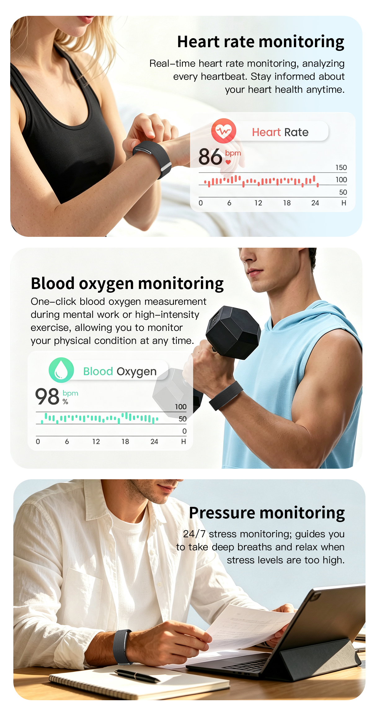 Screenless Fitness-Armband mit 15 Tagen Akku 3