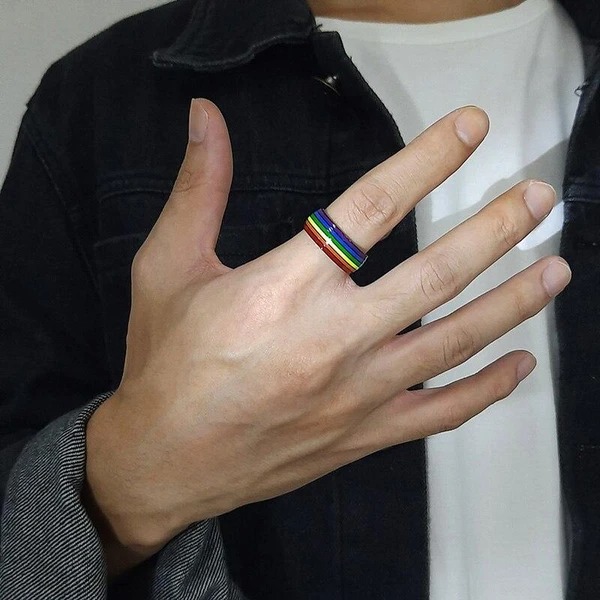 Regenbogen Pride Unisex Ring