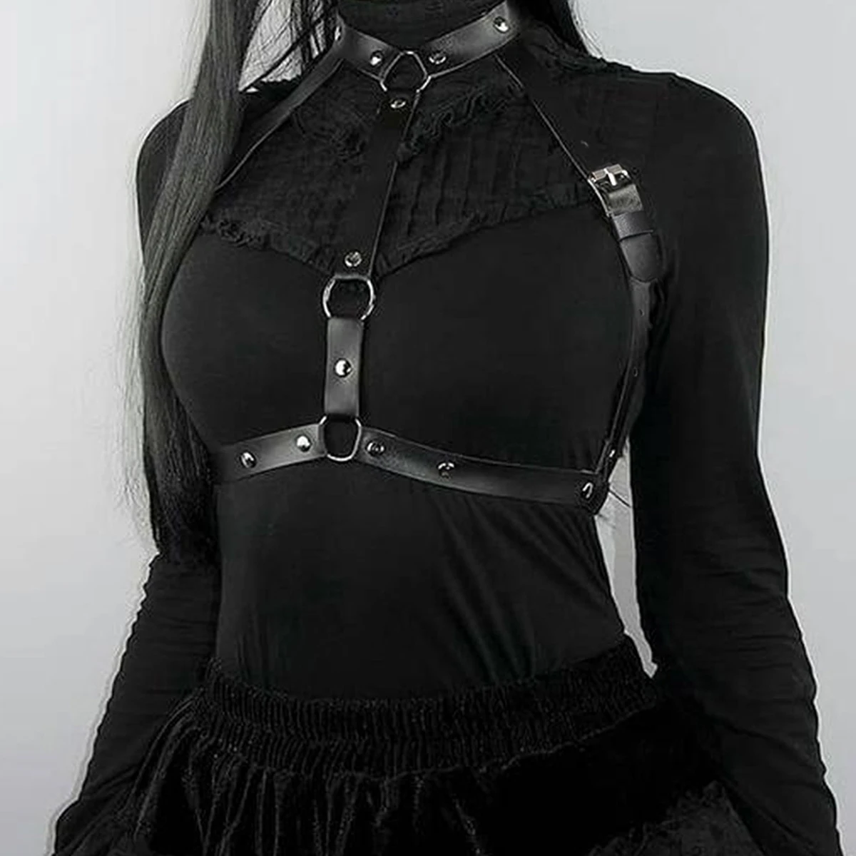 Mode Gürtel Street Style Brust Harness Hosenträger für 3
