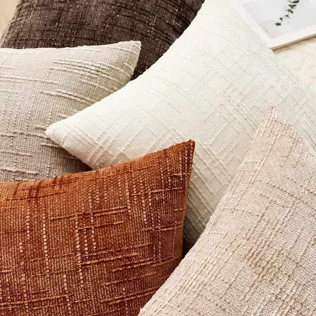 Chenille Throw Pillow Cover 2