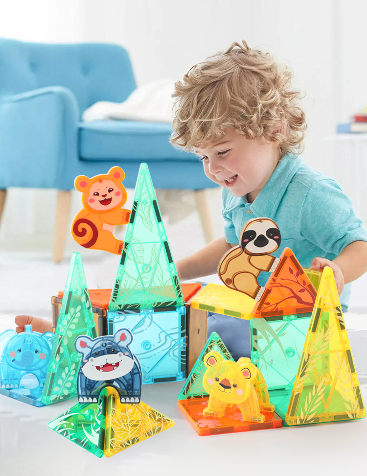 Magnetische Bausteine Set für Kinder 3