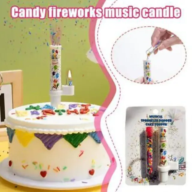 Confetti Birthday Candles 3