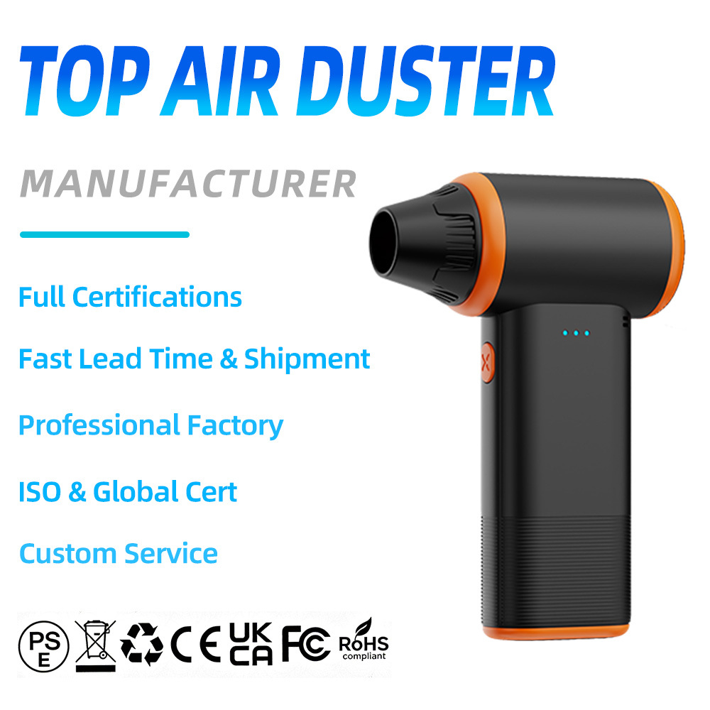 Portable Battery Powered Plastic Air Duster Cordless Vacuum