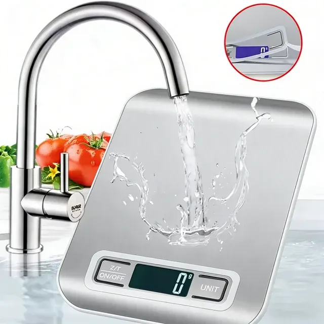 Digital Stainless Steel Kitchen Scale 10kg 3