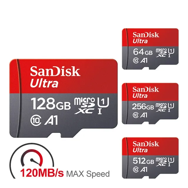 Micro SD Card 128GB Class 10 A1 2