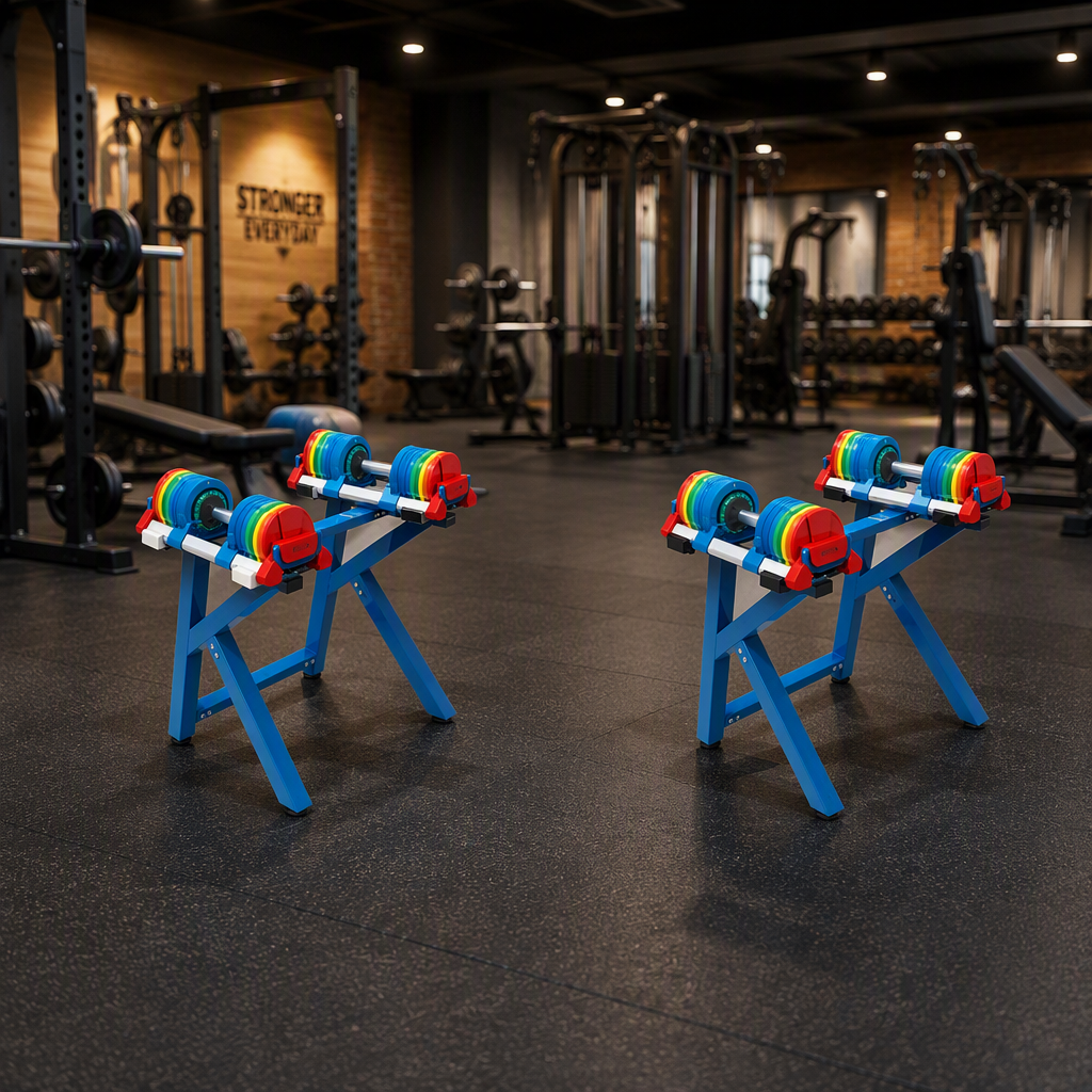 Octagonal Cast Iron Quicklock Adjustable Dumbbell