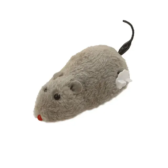 Plüsch-Aufziehmaus für Katzen und Hunde 1