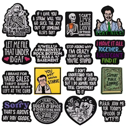 Iron-On Embroidered Patch